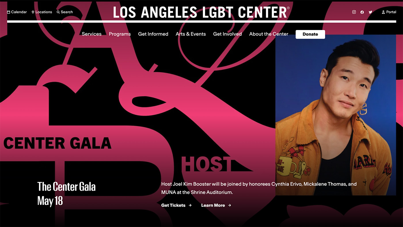 Los Angeles LGBT Center Website